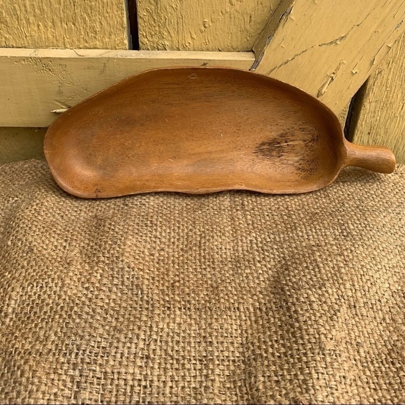 Vintage Sorensen Monkey Pod Serving Tray Wooden - Picture 1 of 4
